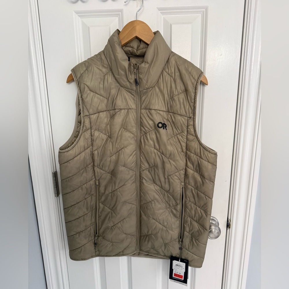 NEW Outdoor Research Men's SuperStrand LT Vest medium